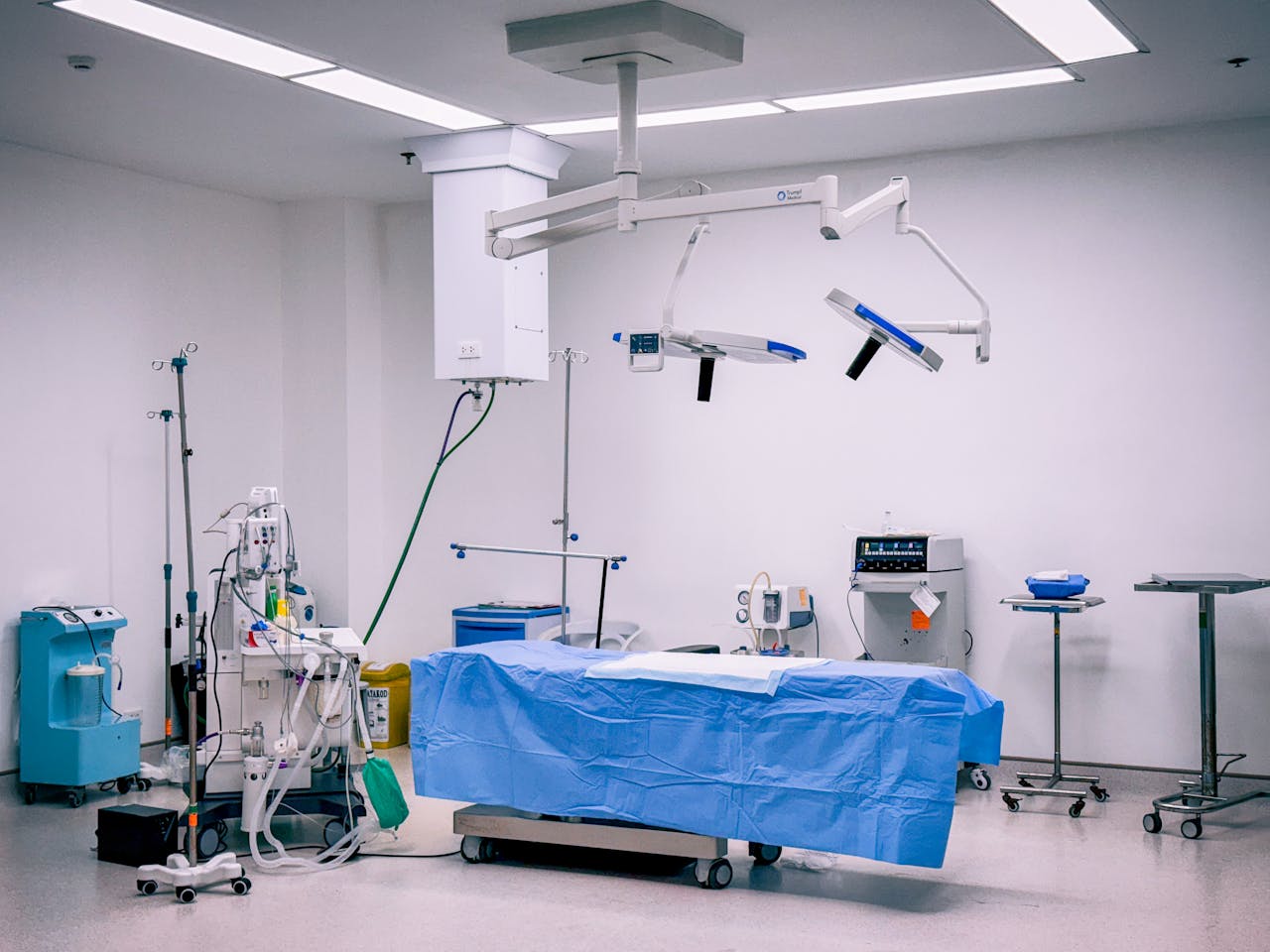 Modern operating room with advanced medical equipment in Central Visayas, Philippines.